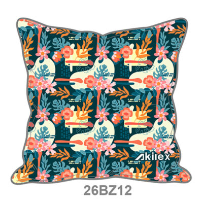 26BZ12 Custom Floral Cushion - Wholesale Monstera Print