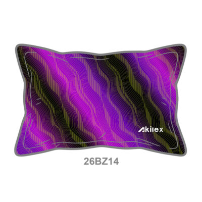 26BZ14 Custom Magenta Pillow - Wholesale Wavy Print