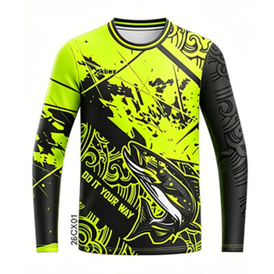 Wholesale Archery Jersey - Custom Sublimated Long Sleeve