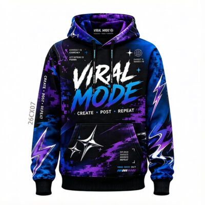 Custom Sublimated Hoodie - Wholesale Creator Merch