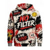 Urban Graffiti Hoodie - Custom Sublimated Pullover