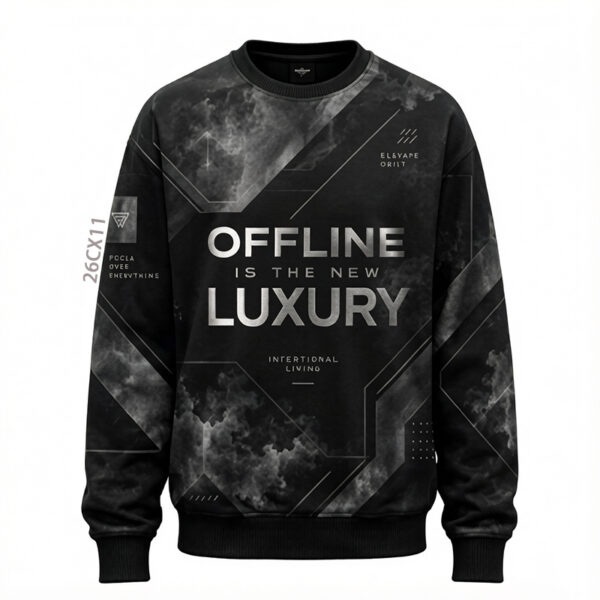 Custom Marble Techwear Sweatshirt - Bulk Order Pullover