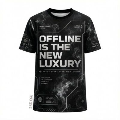 Custom T-Shirt - Sublimated Smoke Marble Tee