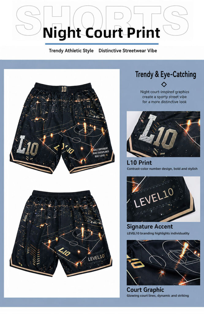 Wholesale Sublimated Mesh Shorts - Custom Streetwear - product photo 7