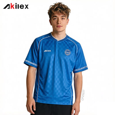 CP25227 (1) Custom Sublimated Retro Streetwear Jersey - Blue - product photo 1
