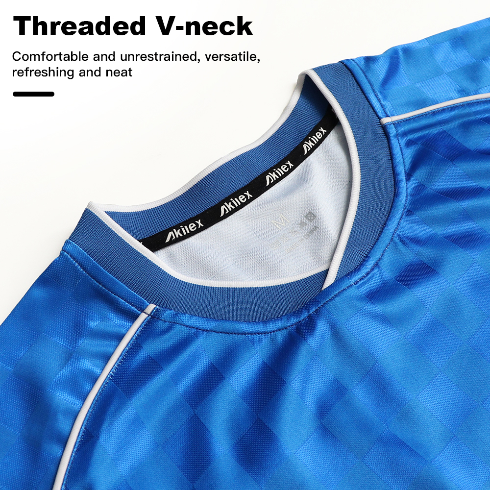 Custom Sublimated Retro Streetwear Jersey - Blue - product photo 8