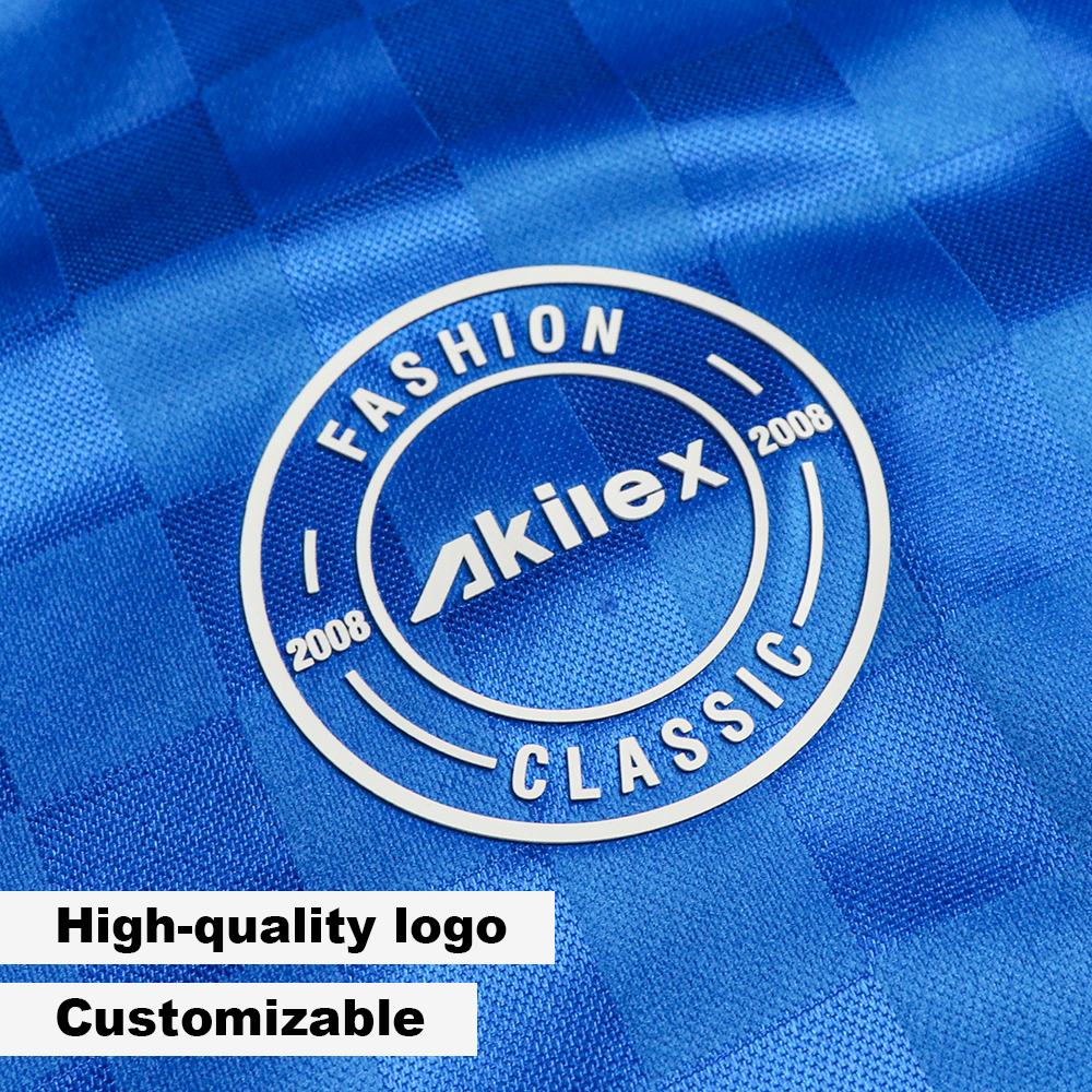 Custom Sublimated Retro Streetwear Jersey - Blue - product photo 6
