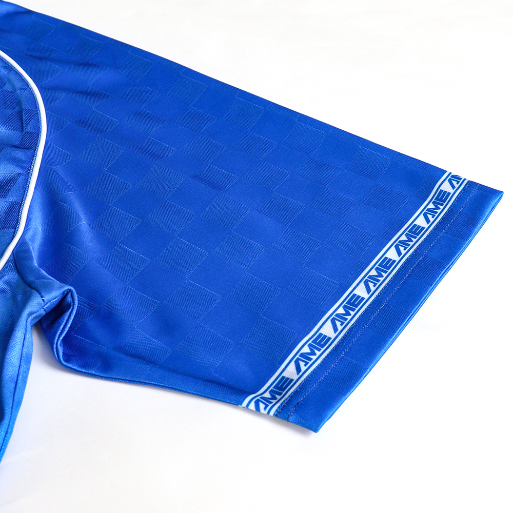 Custom Sublimated Retro Streetwear Jersey - Blue - product photo 5