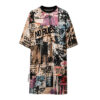 CP261033 Customized T-Shirt Dress - Space Nebula Print