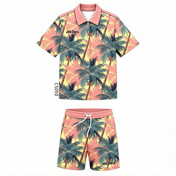 Tropical Sublimated Beach Set - Custom Shirt Shorts