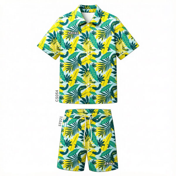 Tropical Sublimated Beach Set - Custom Shirt Shorts