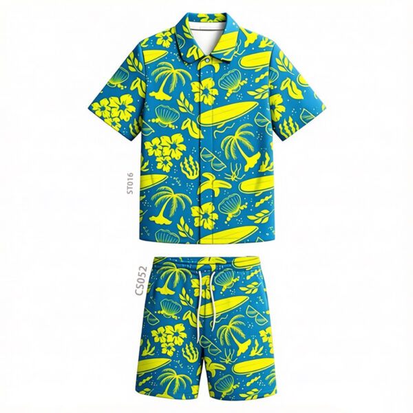 Tropical Sublimated Beach Set - Custom Shirt Shorts