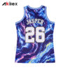 Custom Basketball Jersey - Nebula Galaxy Print