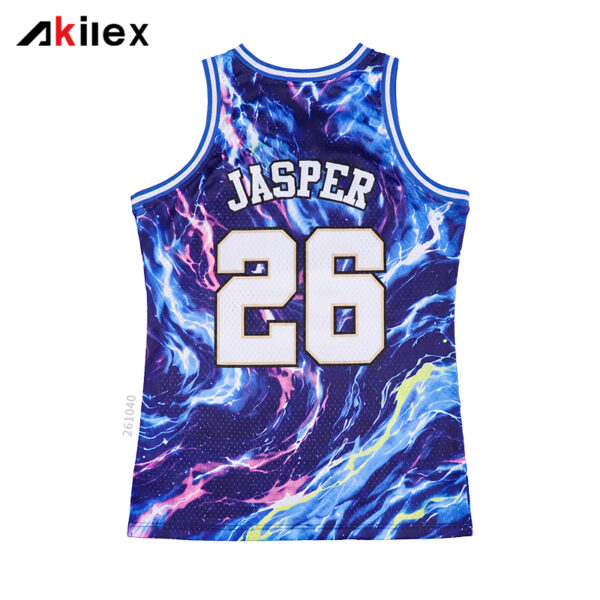 Custom Basketball Jersey - Nebula Galaxy Print