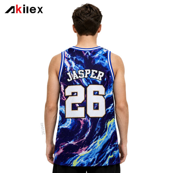 Custom Basketball Jersey - Nebula Galaxy Print