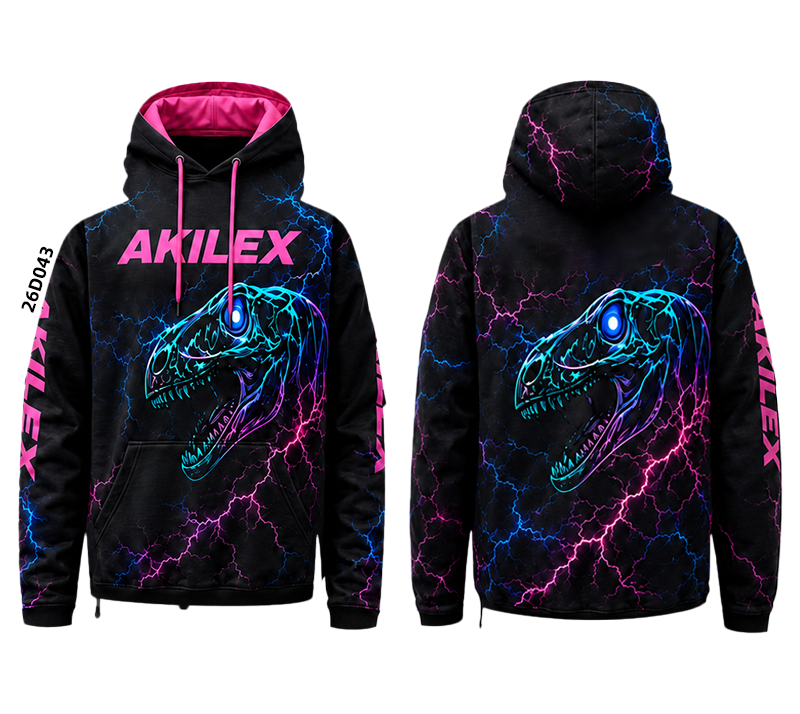 Professional Esports Team Hoodie - Full Sublimation Print - detail - Akilex custom sublimation