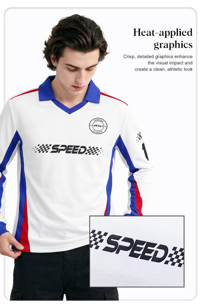 Custom Streetwear Jersey - Racing Checkered Print - detail - Akilex custom sublimation