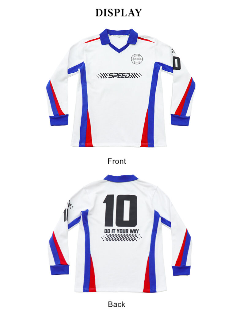 Custom Streetwear Jersey - Racing Checkered Print - detail - Akilex custom sublimation