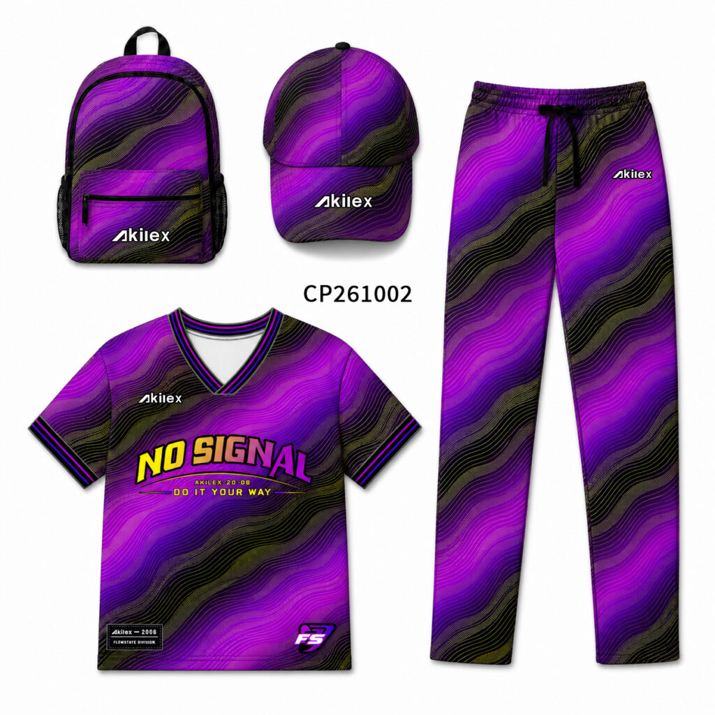 Manufacturer Direct Streetwear Set - Custom Sublimation Print - view 2 - Akilex custom sublimation