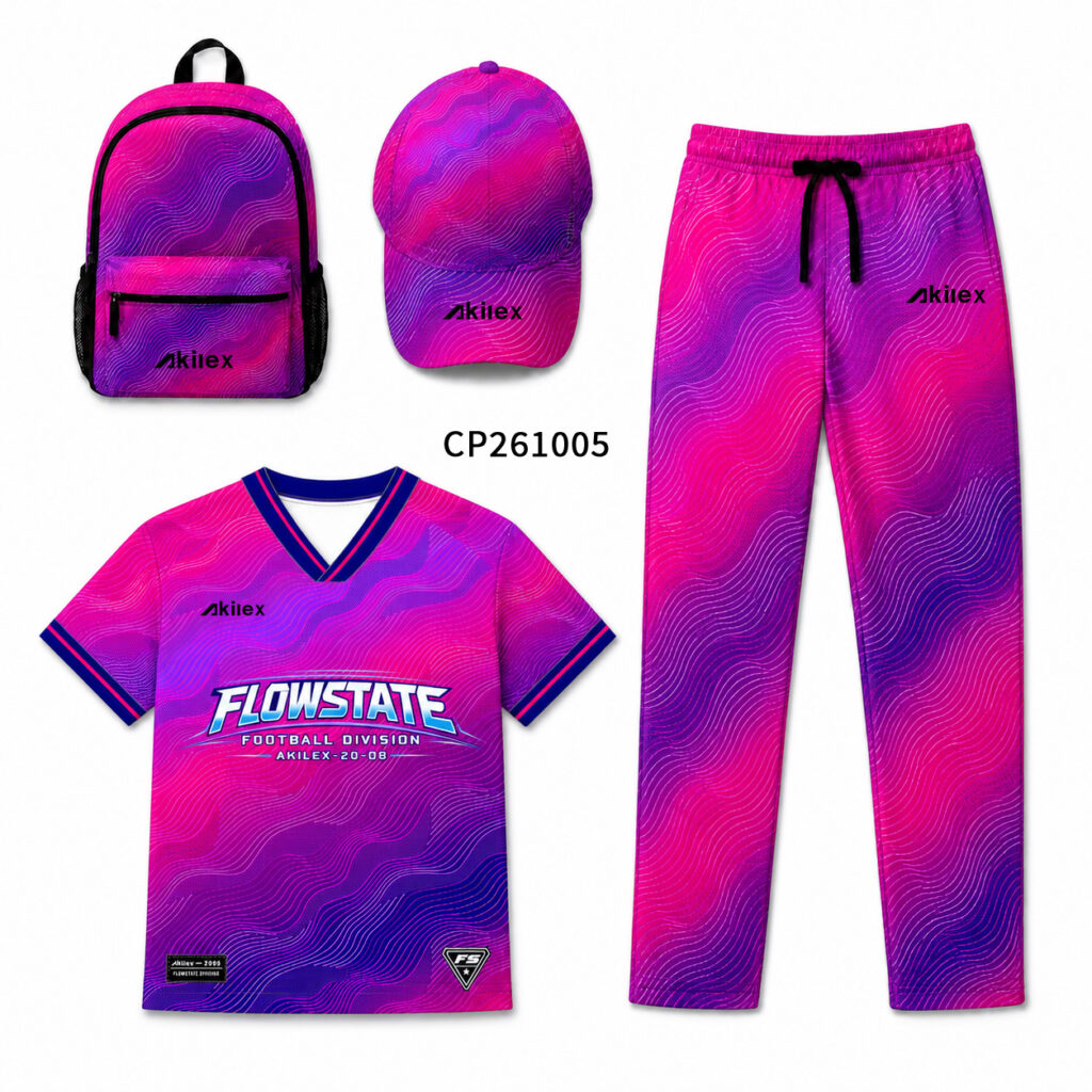 Manufacturer Direct Streetwear Set - Custom Sublimation Print - view 3 - Akilex custom sublimation