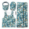 Professional Beach Wear Set - Custom Toucan Print